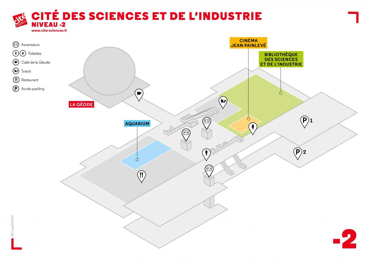 ਨਕਸ਼ਾ ਦੇ ਦਿਓ des Sciences et de l'Industrie ਪੱਧਰ -2